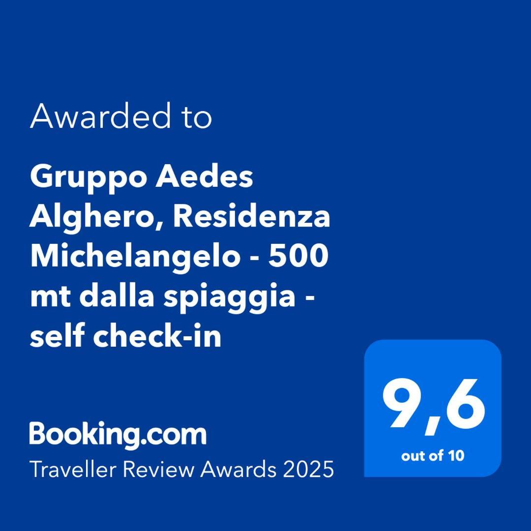 Gruppo Aedes Alghero, Residenza Michelangelo - 500 Mt Dalla Spiaggia Exteriör bild